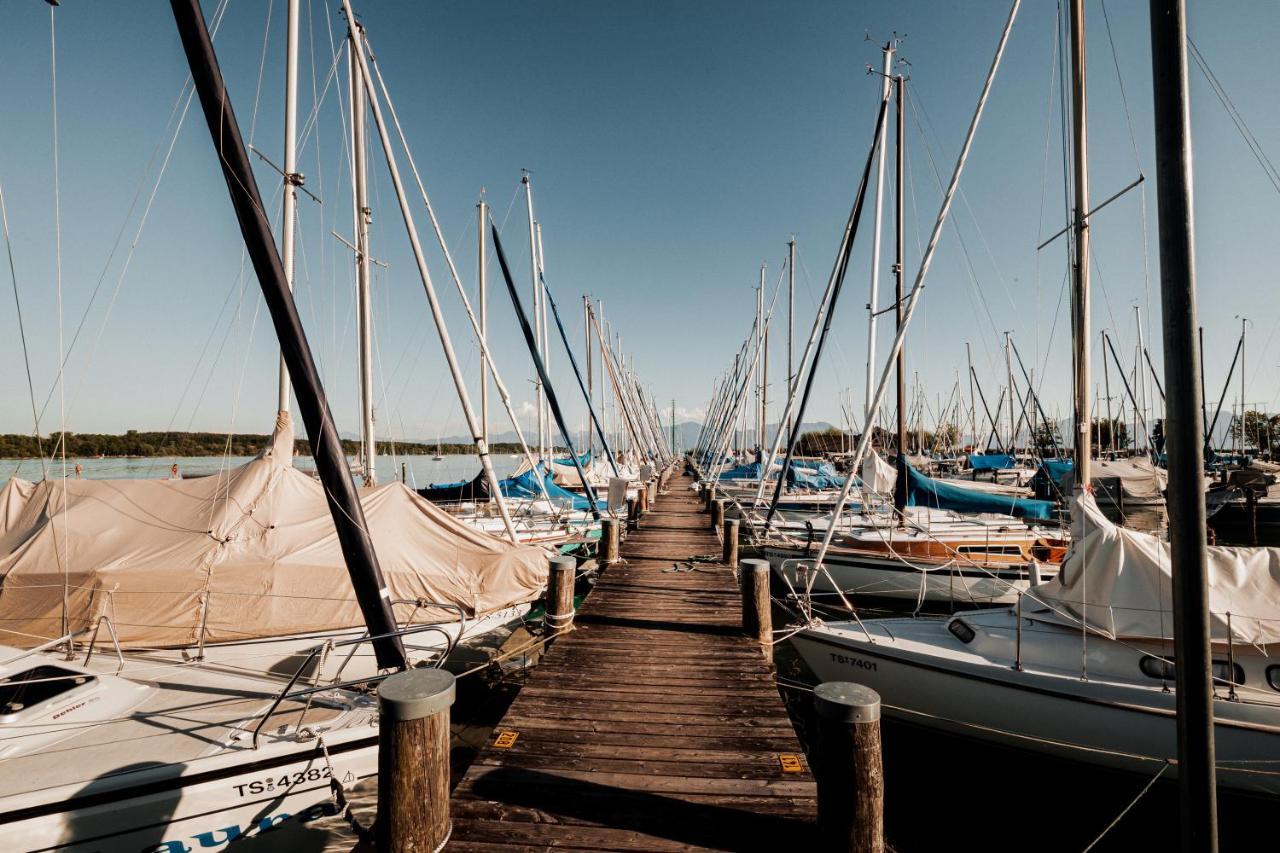 Chiemsee Ferienwohnung Gartenblick Prien am Chiemsee Kültér fotó